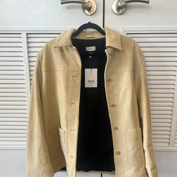 Reformation Veda NWOT Tan Suede Jacket - Picture 3 of 4